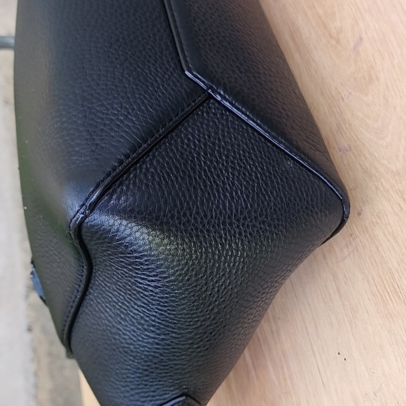 J.CREW Black Pebbled Leather Tartine Mini-Satchel - Picture 7 of 13